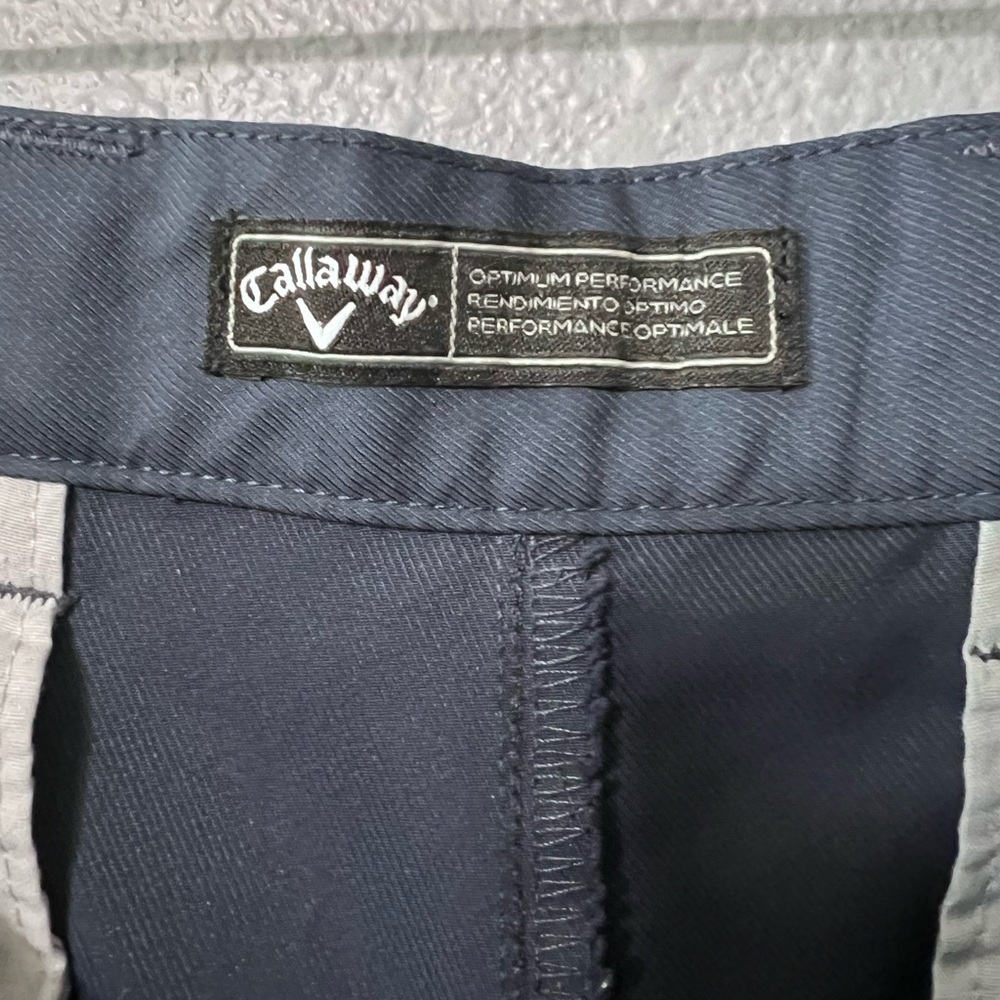 Men's Callaway Golf Casual Shorts Sz 36 Blue Optimum Performance Travel EUC - Picture 4 of 7